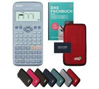 Casio fx-83GT X avec housse de protection Rouge et manuel (64 pages, DIN A5) - Calculatrice scientifique - Smart Set (Commande groupée impossible*)