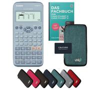 Casio fx-83GT X avec housse de protection Turquoise et manuel (64 pages, DIN A5) - Calculatrice scientifique - Smart Set (Commande groupée impossible*)