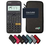 Casio fx-83GT X Noir avec Housse de Protection WYNGS incluse Gris Foncé - Calculatrice Scientifique - Pack de Base (Commande groupée impossible*)