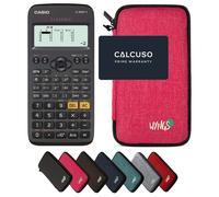 Casio fx-83GT X Noir avec Housse de Protection WYNGS incluse Rose - Calculatrice Scientifique - Pack de Base (Commande groupée impossible*)