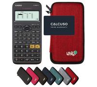 Casio fx-83GT X Noir avec Housse de Protection WYNGS incluse Rouge - Calculatrice Scientifique - Pack de Base (Commande groupée impossible*)