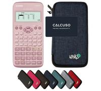 Casio fx-83GT X Rose avec Housse de Protection WYNGS incluse Bleu - Calculatrice Scientifique - Pack de Base (Commande groupée impossible*)