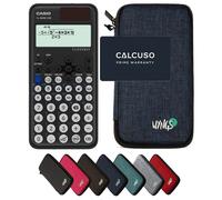 Casio fx-85DE CW ClassWiz avec Housse de Protection WYNGS incluse Bleu - Calculatrice Scientifique - Pack de Base