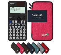 Casio fx-85DE CW ClassWiz avec Housse de Protection WYNGS incluse Rose - Calculatrice Scientifique - Pack de Base