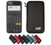 Casio fx-85DE X ClassWiz avec Housse de Protection WYNGS incluse Noir - Calculatrice Scientifique - Pack de Base