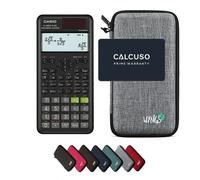 Casio fx-85ES Plus 2nd edition avec Housse de Protection WYNGS incluse Gris Clair - Calculatrice Scientifique - Pack de Base