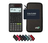 Casio fx-85ES Plus 2nd edition avec Housse de Protection WYNGS incluse Gris Foncé - Calculatrice Scientifique - Pack de Base