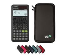 Casio fx-85ES Plus 2nd Edition avec Housse de Protection WYNGS Incluse Noir - Calculatrice Scientifique - Pack de Base