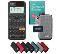 Casio fx-85GT X avec housse de protection Gris clair et manuel (64 pages, DIN A5) - Calculatrice scientifique - Smart Set