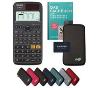 Casio fx-85GT X avec housse de protection Gris foncé et manuel (64 pages, DIN A5) - Calculatrice scientifique - Smart Set