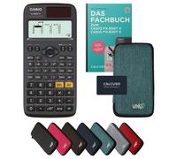 Casio fx-85GT X avec housse de protection Turquoise et manuel (64 pages, DIN A5) - Calculatrice scientifique - Smart Set
