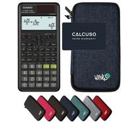 Casio fx-87DE Plus 2nd Edition avec Housse de Protection WYNGS incluse Bleu - Calculatrice Scientifique - Pack de Base