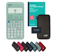 Casio fx-92 Collège avec housse de protection Noir et manuel (88 pages, DIN A5) - Calculatrice scientifique - Smart Set