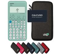 Casio fx-92 Collège avec Housse de Protection WYNGS incluse Gris Foncé - Calculatrice Scientifique - Pack de Base