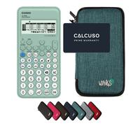 Casio FX-92B Secondaire avec Housse de Protection WYNGS incluse Turquoise - Calculatrice Scientifique - Pack de Base