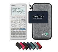 Casio fx-9860GIII avec Housse de Protection WYNGS incluse Gris Clair - Calculatrice Graphique - Pack de Base
