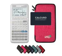 Casio fx-9860GIII avec Housse de Protection WYNGS incluse Rose - Calculatrice Graphique - Pack de Base