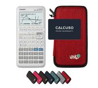 Casio fx-9860GIII avec Housse de Protection WYNGS incluse Rouge - Calculatrice Graphique - Pack de Base