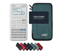 Casio fx-9860GIII avec Housse de Protection WYNGS incluse Turquoise - Calculatrice Graphique - Pack de Base