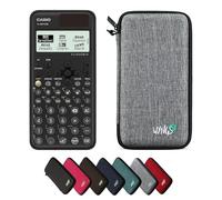 Casio fx-991CW ClassWiz avec Housse de Protection WYNGS Incluse Gris Clair - Calculatrice Scientifique - Pack de Base
