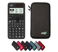 Casio fx-991CW ClassWiz avec Housse de Protection WYNGS Incluse Gris Foncé - Calculatrice Scientifique - Pack de Base