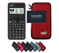 Casio fx-991CW ClassWiz avec Housse de Protection WYNGS incluse Rouge - Calculatrice Scientifique - Pack de Base