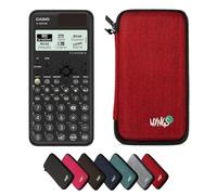 Casio fx-991CW ClassWiz avec Housse de Protection WYNGS Incluse Rouge - Calculatrice Scientifique - Pack de Base