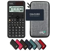 Casio fx-991DE CW ClassWiz avec Housse de Protection WYNGS incluse Gris Clair - Calculatrice Scientifique - Pack de Base