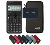 Casio fx-991DE CW ClassWiz avec Housse de Protection WYNGS incluse Gris Foncé - Calculatrice Scientifique - Pack de Base