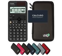 Casio fx-991DE CW ClassWiz avec Housse de Protection WYNGS incluse Noir - Calculatrice Scientifique - Pack de Base