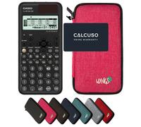 Casio fx-991DE CW ClassWiz avec Housse de Protection WYNGS incluse Rose - Calculatrice Scientifique - Pack de Base