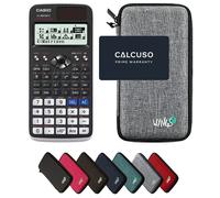 Casio fx-991DE X Classwiz avec Housse de Protection WYNGS incluse Gris Clair - Calculatrice Scientifique - Pack de Base