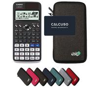Casio fx-991DE X Classwiz avec Housse de Protection WYNGS incluse Gris Foncé - Calculatrice Scientifique - Pack de Base
