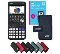 Casio fx-CG50 avec housse de protection Bleu et manuel (92 pages, DIN A4) - Calculatrice graphique - Smart Set