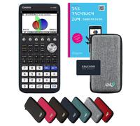 Casio fx-CG50 avec housse de protection Gris clair et manuel (92 pages, DIN A4) - Calculatrice graphique - Smart Set