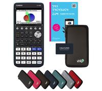 Casio fx-CG50 avec housse de protection Noir et manuel (92 pages, DIN A4) - Calculatrice graphique - Smart Set