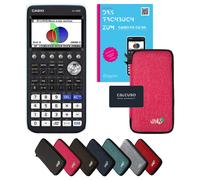 Casio fx-CG50 avec housse de protection Rose et manuel (92 pages, DIN A4) - Calculatrice graphique - Smart Set
