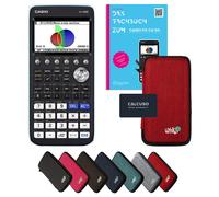 Casio fx-CG50 avec housse de protection Rouge et manuel (92 pages, DIN A4) - Calculatrice graphique - Smart Set