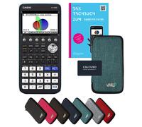 Casio fx-CG50 avec housse de protection Turquoise et manuel (92 pages, DIN A4) - Calculatrice graphique - Smart Set