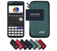 Casio fx-CG50 avec Housse de Protection WYNGS incluse Turquoise - Calculatrice Graphique - Pack de Base