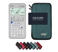 Casio Graph Light avec Housse de Protection WYNGS incluse Turquoise - Calculatrice Graphique - Pack de Base