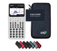 Casio Graph Math+ avec Housse de Protection WYNGS incluse Bleu - Calculatrice Graphique - Pack de Base