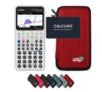 Casio Graph Math+ avec Housse de Protection WYNGS incluse Rouge - Calculatrice Graphique - Pack de Base