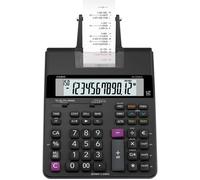 Casio HR-200 RCE Calculatrice imprimante noir Ecran: 12 à pile(s), sur secteur (en option) (l x H x P) 195 x 65 x 313 mm