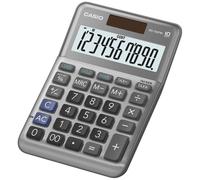 Calculatrice de bureau MS-100F, 10 chiffres, argent