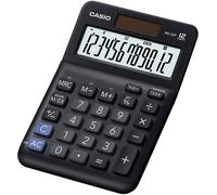 Casio MS-20F Calculatrice de bureau noir Ecran: 12 à pile(s), solaire (l x H x P) 101 x 148.5 x 27.6 mm