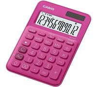 Casio MS-20UC - Calculatrice de bureau - 12 chiffres - panneau solaire, pile - rouge