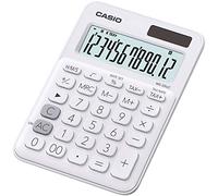 Casio MS-20UC Calculatrice de bureau blanc Ecran: 12 solaire, à pile(s) (l x H x P) 105 x 23 x 149.5 mm