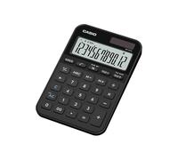 CASIO MS20YC-BK - Calculatrice de bureau, solaire, noire
