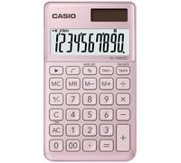 Casio SL-1000SC Calculatrice de poche rose Ecran: 10 solaire, à pile(s) (l x H x P) 71 x 9 x 120 mm